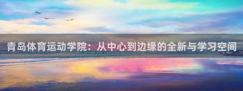 德国利记官方正版app集团：青岛体育运动学院：从中心